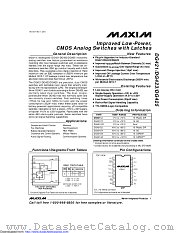 DG423DY+ datasheet pdf MAXIM - Dallas Semiconductor