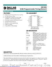 DS1023S-200 datasheet pdf MAXIM - Dallas Semiconductor