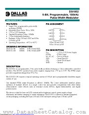DS1052U-100+ datasheet pdf MAXIM - Dallas Semiconductor