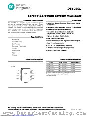 DS1080L datasheet pdf MAXIM - Dallas Semiconductor