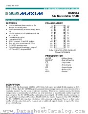 DS1225Y-200IND datasheet pdf MAXIM - Dallas Semiconductor