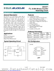 DS1371U+C01 datasheet pdf MAXIM - Dallas Semiconductor