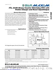DS1374U-3+T&R datasheet pdf MAXIM - Dallas Semiconductor