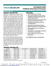 DS1386-32-120+ datasheet pdf MAXIM - Dallas Semiconductor