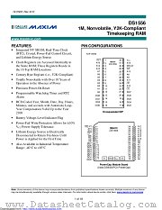 DS1556WP-120IND+ datasheet pdf MAXIM - Dallas Semiconductor
