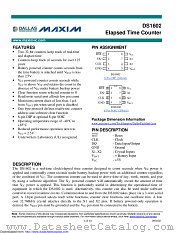 DS1602S datasheet pdf MAXIM - Dallas Semiconductor