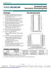 DS1646P-120+ datasheet pdf MAXIM - Dallas Semiconductor