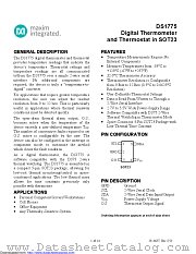 DS1775R/T&R datasheet pdf MAXIM - Dallas Semiconductor