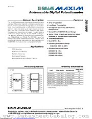 DS1805E-010 datasheet pdf MAXIM - Dallas Semiconductor