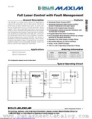 DS1861 datasheet pdf MAXIM - Dallas Semiconductor