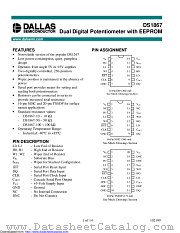 DS1867E-10+ datasheet pdf MAXIM - Dallas Semiconductor