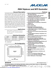DS1875 datasheet pdf MAXIM - Dallas Semiconductor