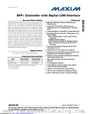 DS1878 datasheet pdf MAXIM - Dallas Semiconductor