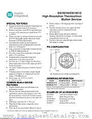 DS1921H-F5# datasheet pdf MAXIM - Dallas Semiconductor