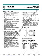DS1963L-F5+ datasheet pdf MAXIM - Dallas Semiconductor