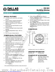 DS1991L-F5+ datasheet pdf MAXIM - Dallas Semiconductor