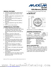 DS1995L-F5+ datasheet pdf MAXIM - Dallas Semiconductor