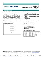 DS21610SN+ datasheet pdf MAXIM - Dallas Semiconductor