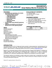 DS2438EVKIT+ datasheet pdf MAXIM - Dallas Semiconductor