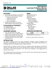 DS2745EVKIT datasheet pdf MAXIM - Dallas Semiconductor