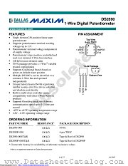 DS2890-000+ datasheet pdf MAXIM - Dallas Semiconductor