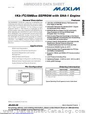 DS28CN01U-W0T+1T datasheet pdf MAXIM - Dallas Semiconductor