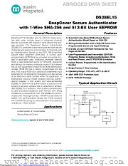DS28EL15QA+T datasheet pdf MAXIM - Dallas Semiconductor