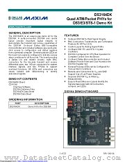 DS3164DK datasheet pdf MAXIM - Dallas Semiconductor