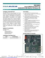 DS3184DK datasheet pdf MAXIM - Dallas Semiconductor