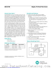 DS3231MEVKIT# datasheet pdf MAXIM - Dallas Semiconductor