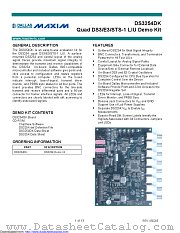 DS3254DK datasheet pdf MAXIM - Dallas Semiconductor