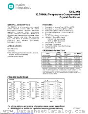 DS32KHZN/WBGA datasheet pdf MAXIM - Dallas Semiconductor