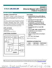DS33R11+W datasheet pdf MAXIM - Dallas Semiconductor