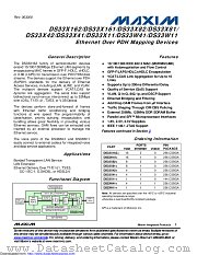 DS33X161 datasheet pdf MAXIM - Dallas Semiconductor