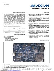 DS33X11DK datasheet pdf MAXIM - Dallas Semiconductor