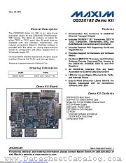 DS33X162DK datasheet pdf MAXIM - Dallas Semiconductor