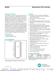 DS3882E+T&R/C datasheet pdf MAXIM - Dallas Semiconductor