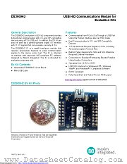 DS3900H2EVKIT datasheet pdf MAXIM - Dallas Semiconductor