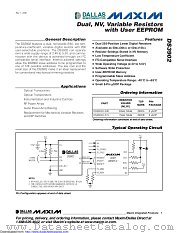 DS3902U-515+ datasheet pdf MAXIM - Dallas Semiconductor