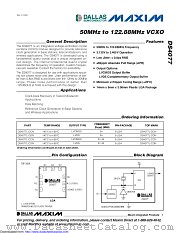 DS4077L-FCN datasheet pdf MAXIM - Dallas Semiconductor