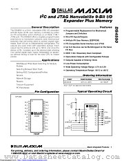 DS4550E+ datasheet pdf MAXIM - Dallas Semiconductor