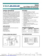 DS620U+ datasheet pdf MAXIM - Dallas Semiconductor