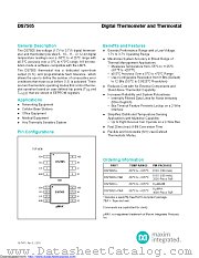 DS7505 datasheet pdf MAXIM - Dallas Semiconductor