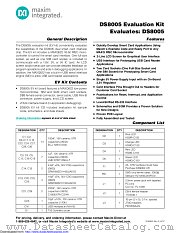DS8005-KIT datasheet pdf MAXIM - Dallas Semiconductor