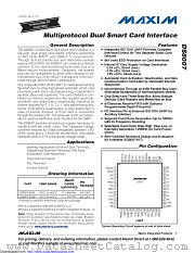 DS8007 datasheet pdf MAXIM - Dallas Semiconductor