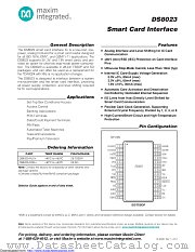 DS8023-RRX+ datasheet pdf MAXIM - Dallas Semiconductor