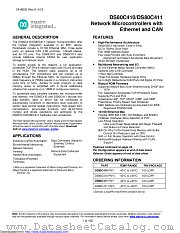 DS80C411 datasheet pdf MAXIM - Dallas Semiconductor
