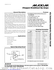 ICL7650CPD+ datasheet pdf MAXIM - Dallas Semiconductor
