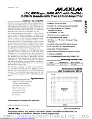 MAX106CHC-D datasheet pdf MAXIM - Dallas Semiconductor