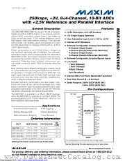 MAX1063BEEG datasheet pdf MAXIM - Dallas Semiconductor